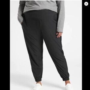 Athleta Brooklyn Lined Jogger size 20 Black Pants